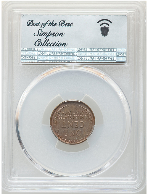 1943-S Lincoln Cent Struck oN Bronze BACK